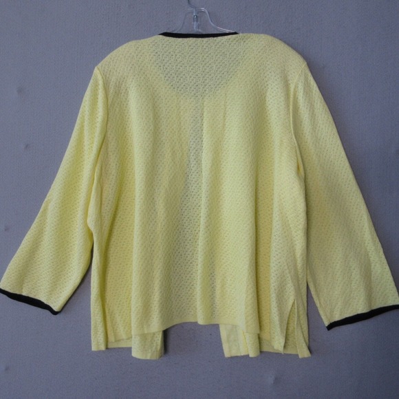 Ming Wang Cardigan win Set Plus 1X Yellow Career Church Spring - Picture 8 of 16